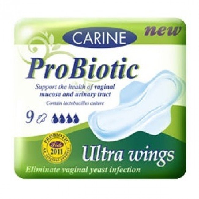 Carine probiotic ultravékony betét 9 db