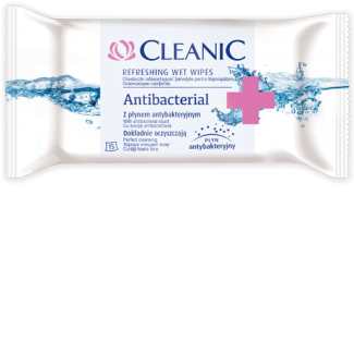 Cleanic törlőkendő antibacterial 15db