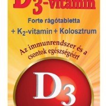 Dr.chen d3-vitamin forte rágótabletta 60db