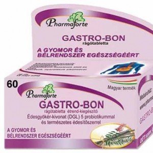 Pharmaforte Gastro-Bon rágótabletta 60db