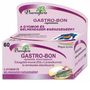 Pharmaforte Gastro-Bon rágótabletta 60db