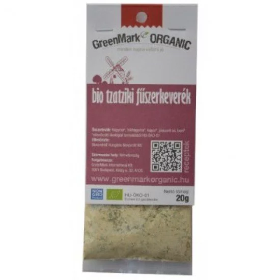 Greenmark bio fűszer tzatziki 20g Greenmark bio fűszer tzatziki 20g