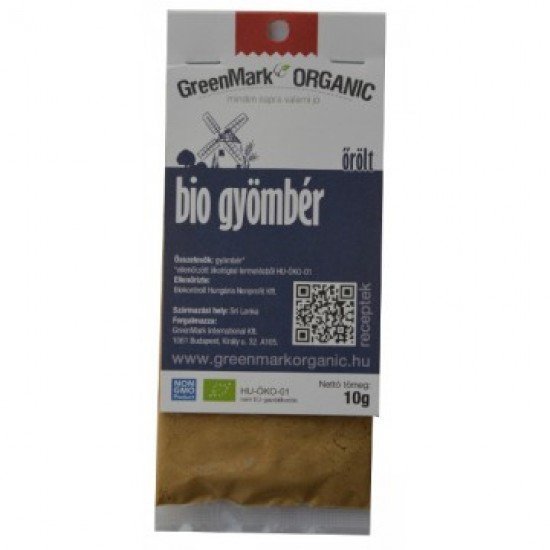 Greenmark bio gyömbér 10g 