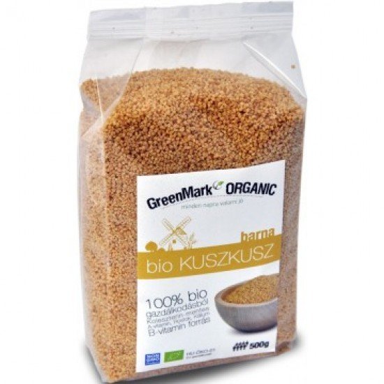 Greenmark bio kuszkusz barna 500g Greenmark bio kuszkusz barna 500g