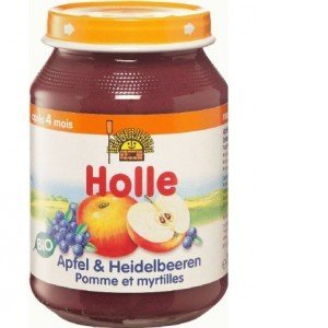 Holle bio bébiétel alma-Feketeáfonya 190g 