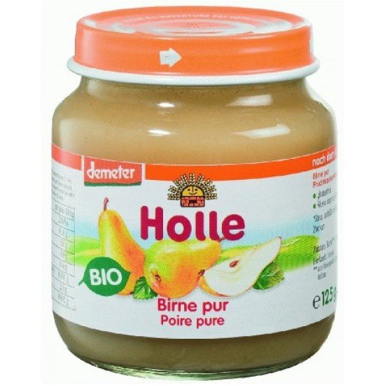 Holle bio bébiétel körte 125g 