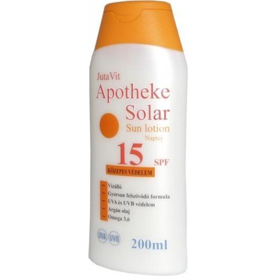 Jutavit apotheke solar naptej spf-15 200ml Jutavit apotheke solar naptej spf-15 200ml