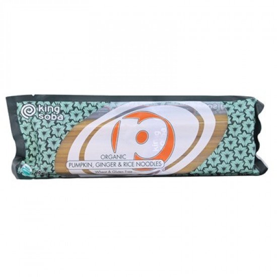 King soba bio rizstészta sütötök-gyömbér 250g King soba bio rizstészta sütötök-gyömbér 250g