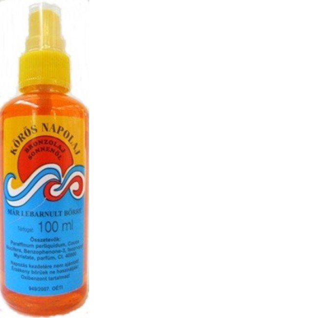 Körös napolaj pumpás 100ml