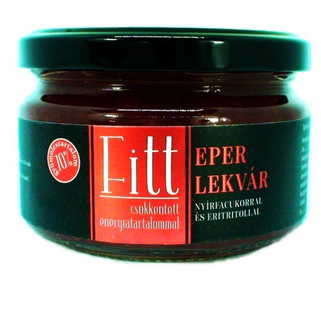 Kutyori konyha fitt eper lekvár 210g