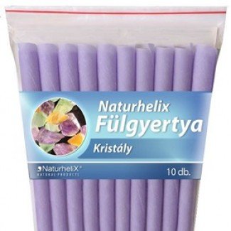 Naturhelix fülgyertya kristály 10db