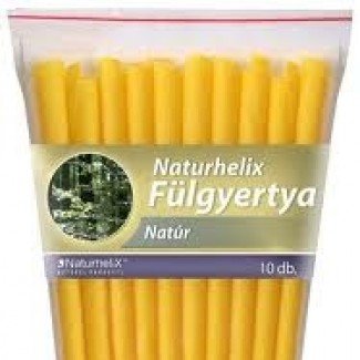 Naturhelix fülgyertya natúr 10db
