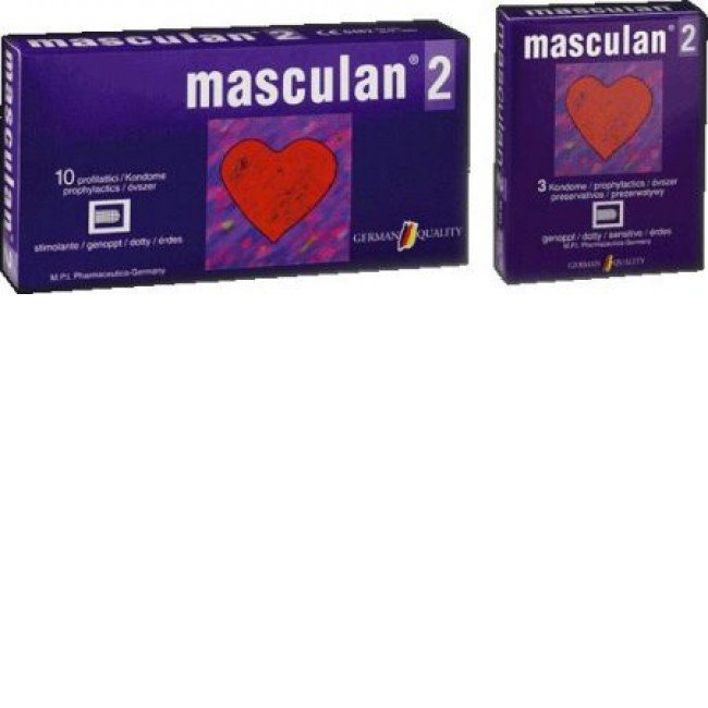 Óvszer masculan 2-Es 10db