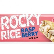 Rocky rice puffasztott rizsszelet fehércsokoládé málna ízű 18g