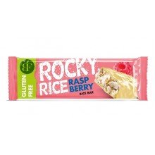 Rocky rice puffasztott rizsszelet fehércsokoládé málna ízű 18g