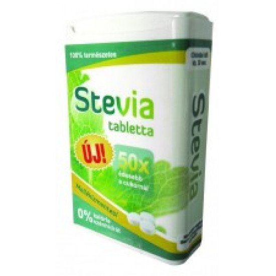 Stevia tabletta 50x édesebb 100db Stevia tabletta 50x édesebb 100db