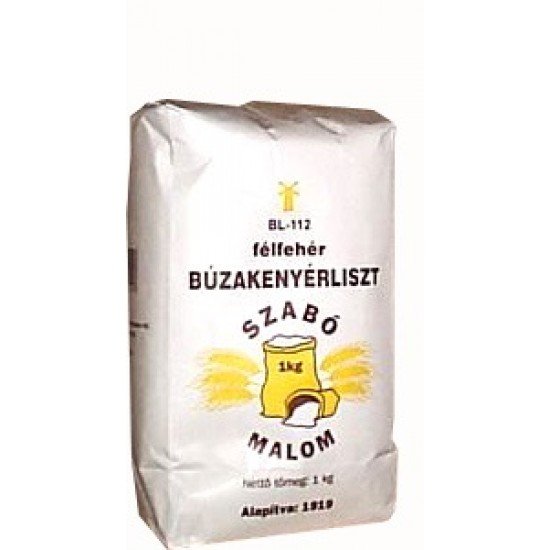Szabó malom búzakenyérliszt bl-112 1000g Szabó malom búzakenyérliszt bl-112 1000g