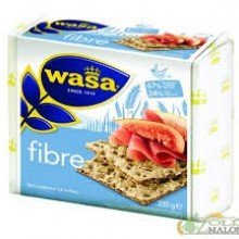 Wasa ropogós kenyérke fibre 230g 