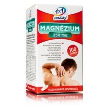 1X1 Vitaday Magnézium 250 Mg Filmtabletta 100db