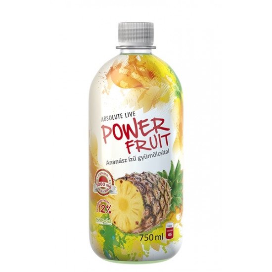 Powerfruit gyümölcsital ananász 750ml