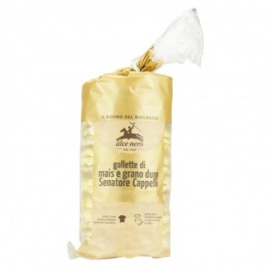 Alce nero bio kukorica-Capelli búzakeksz 100g Alce nero bio kukorica-Capelli búzakeksz 100g