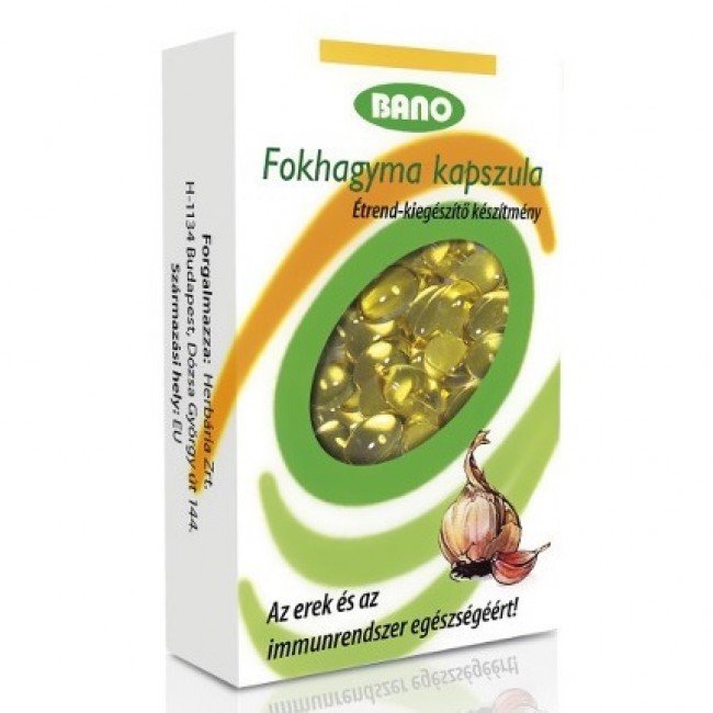 Bánó fokhagyma kapszula 90db Bánó fokhagyma kapszula 90db