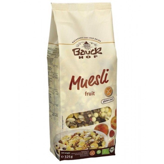 Bauckhof bio gluténmentes müzli gyümölcsös 325g Bauckhof bio gluténmentes müzli gyümölcsös 325g