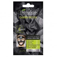 Bielenda CARBO Detox tisztító maszk kombinált bőrre és zsíros bőrre 8g
