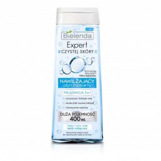 Bielenda CLEAN SKIN EXPERT hidratáló micellás víz 3in1 400ml