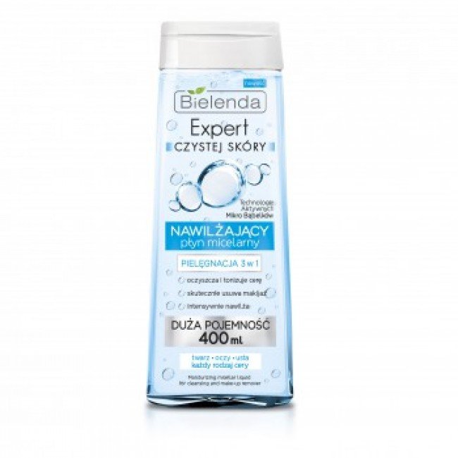 Bielenda CLEAN SKIN EXPERT hidratáló micellás víz 3in1 400ml