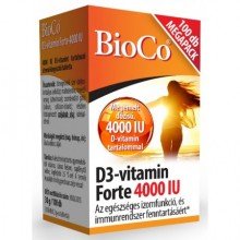 Bioco d3-vitamin 4000NE forte tabletta 100db