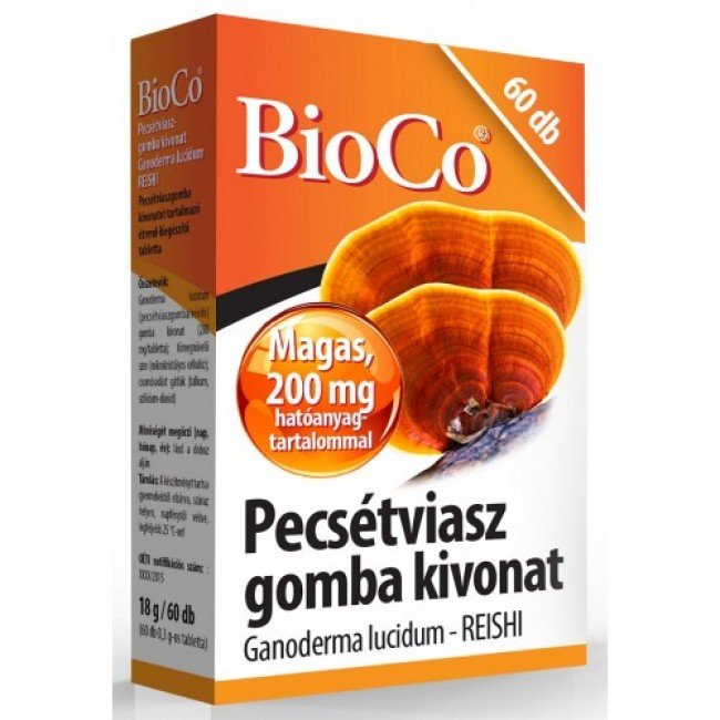 Bioco pecsétviaszgomba kivonat kapszula 60db Bioco pecsétviaszgomba kivonat kapszula 60db