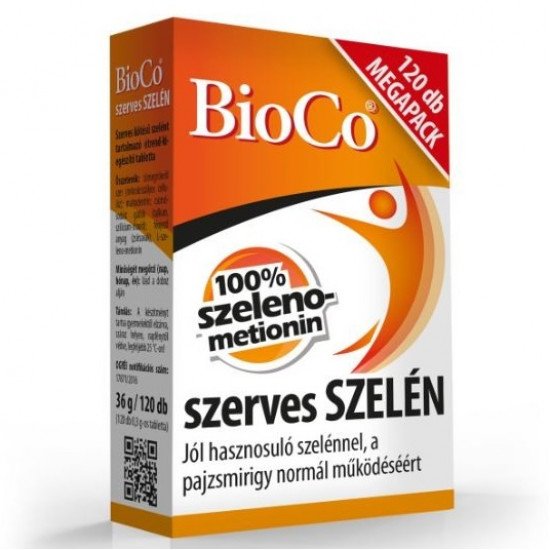 Bioco szerves szelén tabletta 120db