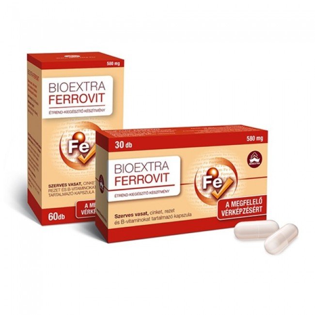 Bioextra ferrovit kapszula 60db Bioextra ferrovit kapszula 60db