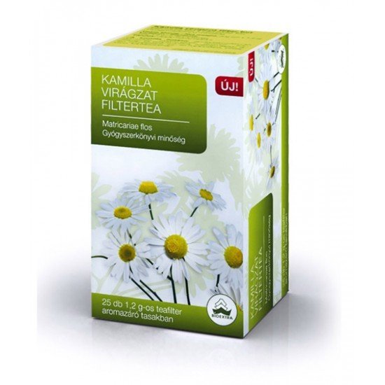 Bioextra kamillavirágzat tea 25 filter