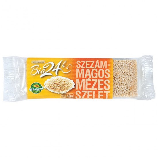 Biopont bio mézes szelet szezámmagos 40g 