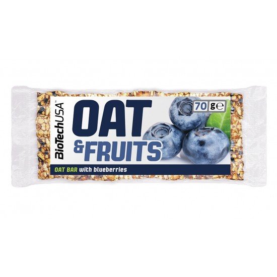 Biotech USA Szeletek Oat Bar Áfonya 70g Biotech USA Szeletek Oat Bar Áfonya 70g