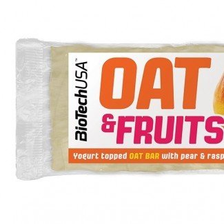 Biotech USA Szeletek Oat Bar Joghurtos körte-málna 70g