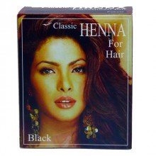 Classic henna fekete hajszínező por 100g