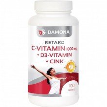 Damona c-vitamin+d3+cink tabletta 100db