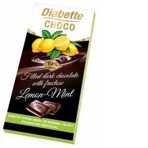 Diabette étcsoki citrom-menta 80g