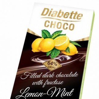 Diabette étcsoki citrom-menta 80g