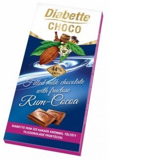 Diabette tejcsoki kakaós rum 80g