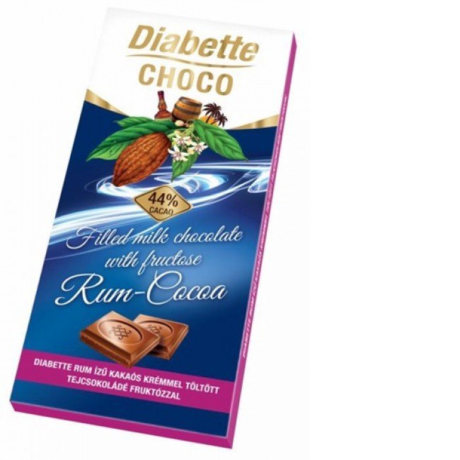 Diabette tejcsoki kakaós rum 80g