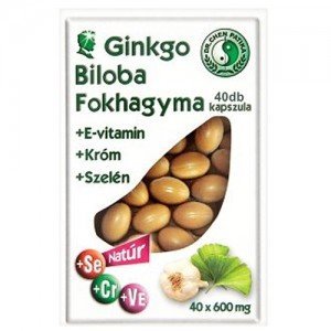 Dr.chen ginkgo biloba garlic kapszula 40db Dr.chen ginkgo biloba garlic kapszula 40db