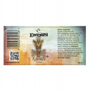 Ezerjófű Kakukkfű plusz kivonat 50ml Ezerjófű Kakukkfű plusz kivonat 50ml