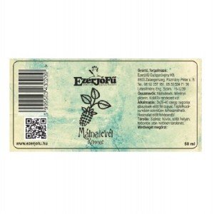 Ezerjófű Málnalevél kivonat 50ml Ezerjófű Málnalevél kivonat 50ml