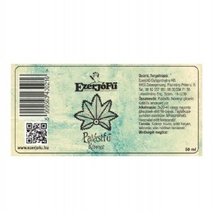 Ezerjófű Palástfű kivonat 50ml Ezerjófű Palástfű kivonat 50ml