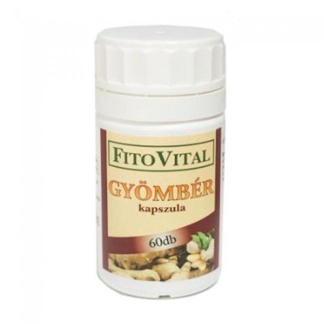 Fitovital gyömbér kapszula 60db