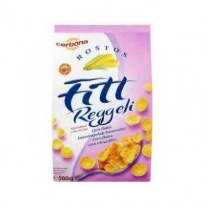 Fitt natúr kukoricapehely búzarostokkal 500g